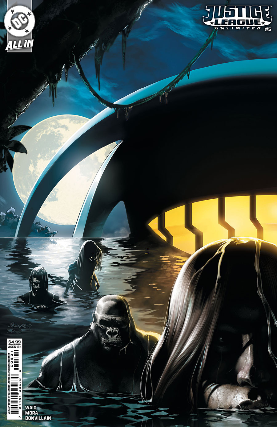 Justice League Unlimited #5 Cover D Variant Salvador Larroca Card Stock Cover (DC All In)