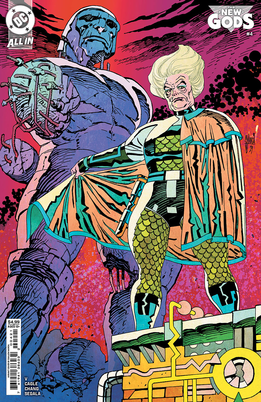 New Gods Vol 5 #4 Cover B Variant Guillem March Card Stock Cover (DC All In)
