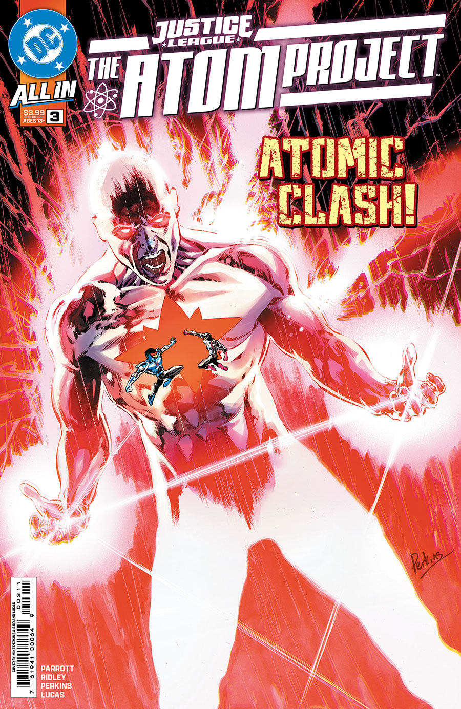 Justice League The Atom Project #3 Cover A Regular Mike Perkins Cover (DC All In)
