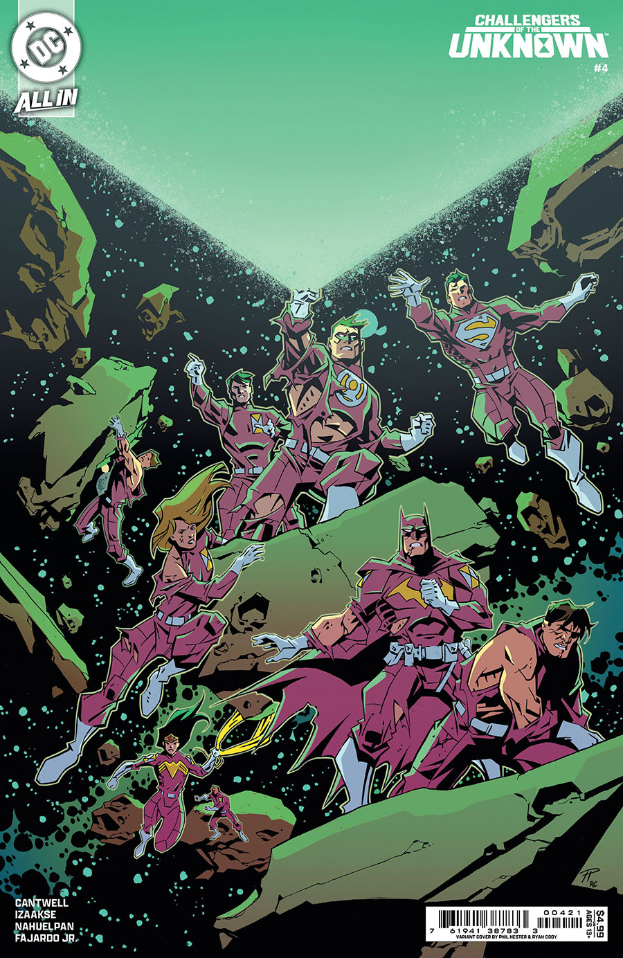 Challengers Of The Unknown Vol 5 #4 Cover B Variant Phil Hester Card Stock Cover (DC All In)