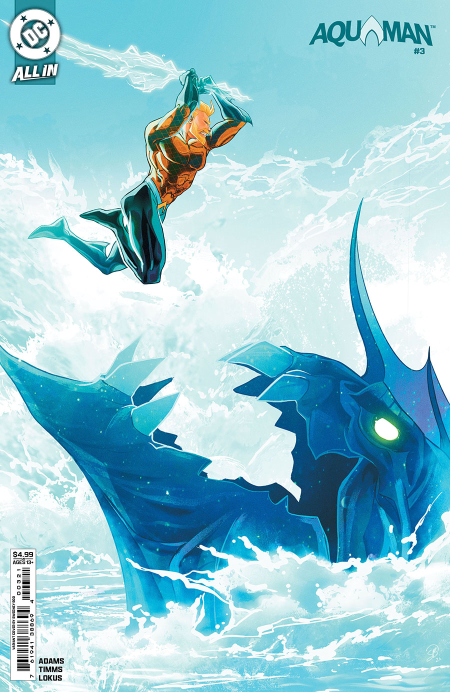 Aquaman Vol 7 #3 Cover D Variant Sweeney Boo Card Stock Cover (DC All In)