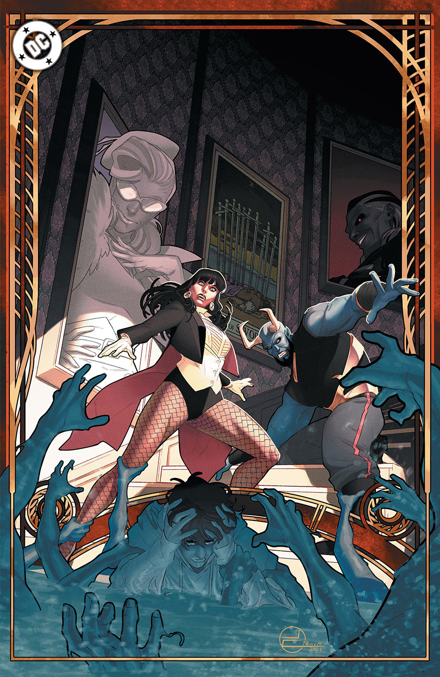 Zatanna Vol 3 #2 Cover E Incentive Jamal Campbell Ghosts Virgin Card Stock Variant Cover (DC All In)