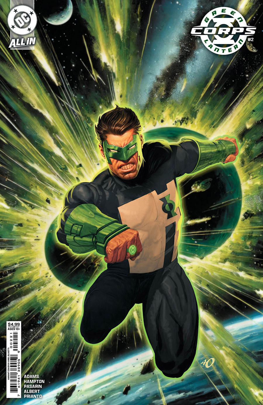 Green Lantern Corps Vol 4 #2 Cover C Variant Ariel Olivetti Card Stock Cover (DC All In)