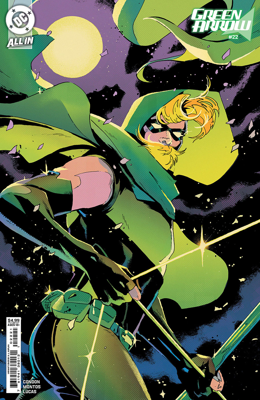 Green Arrow Vol 8 #22 Cover B Variant Al Kaplan Card Stock Cover (DC All In)