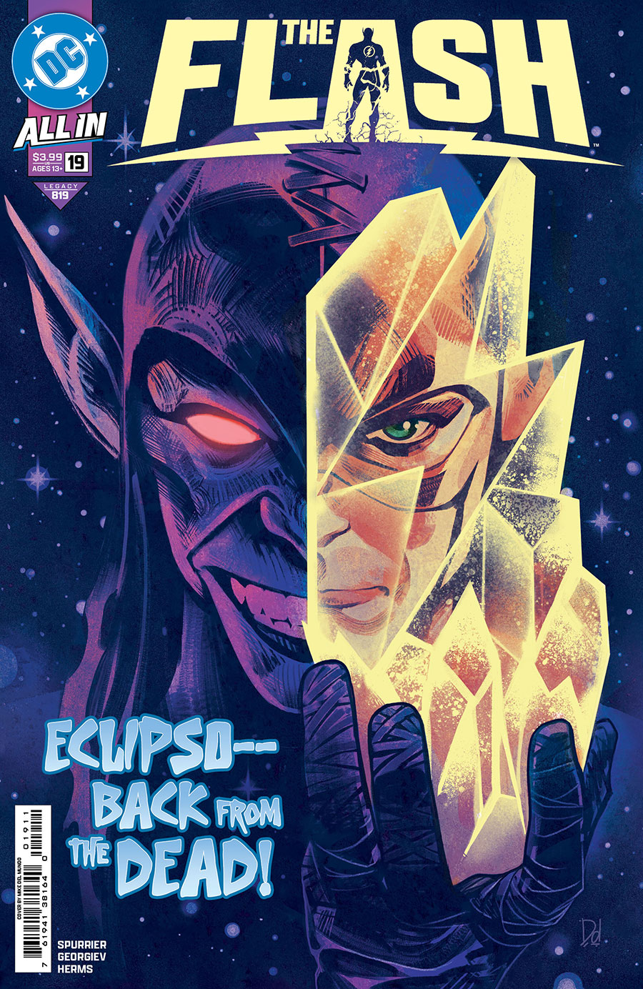 Flash Vol 6 #19 Cover A Regular Mike Del Mundo Cover (DC All In)