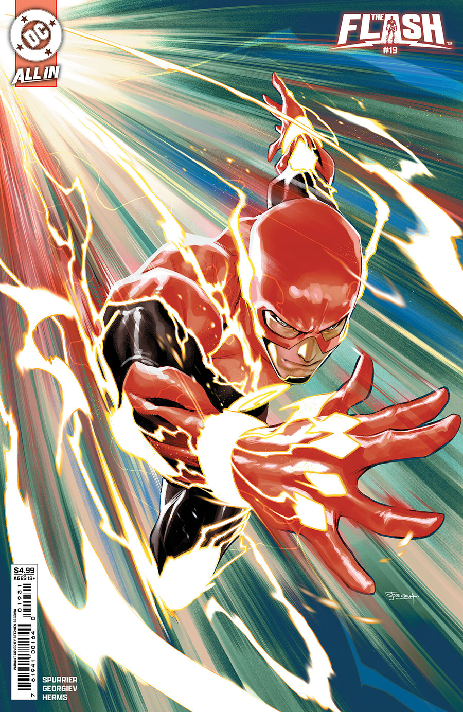 Flash Vol 6 #19 Cover C Variant Stephen Segovia Card Stock Cover (DC All In)