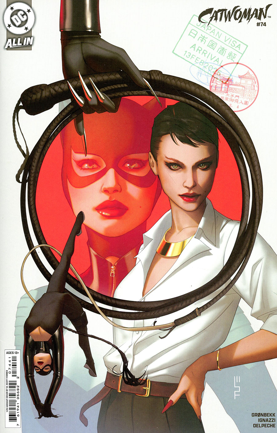 Catwoman Vol 5 #74 Cover D Incentive W Scott Forbes Card Stock Variant Cover (DC All In)