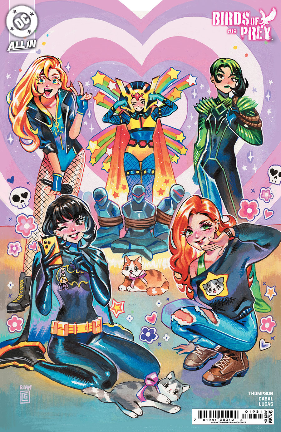Birds Of Prey Vol 5 #19 Cover C Variant Rian Gonzales Card Stock Cover (DC All In)