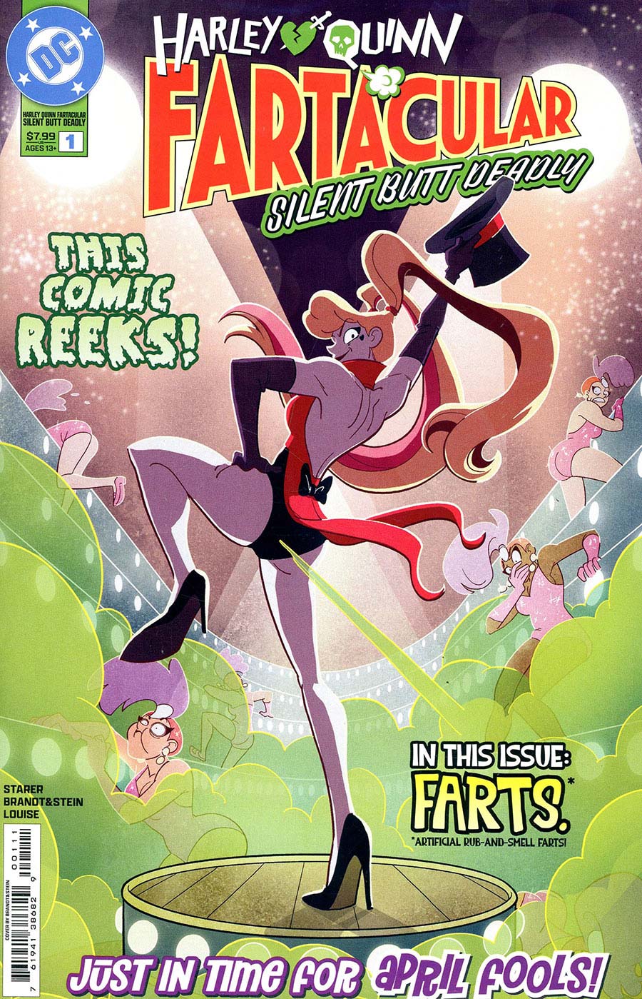 Harley Quinn Fartacular Silent Butt Deadly #1 (One Shot) Cover A Regular Ted Brandt & Ro Stein Cover