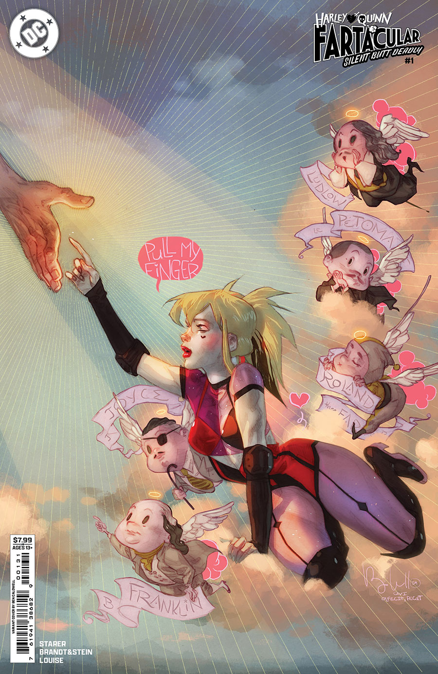 Harley Quinn Fartacular Silent Butt Deadly #1 (One Shot) Cover C Variant Ben Caldwell Card Stock Cover
