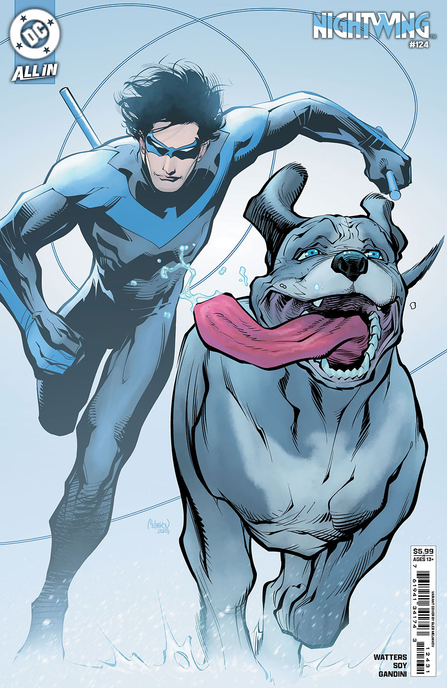 Nightwing Vol 4 #124 Cover C Variant Gleb Melnikov Card Stock Cover (DC All In)
