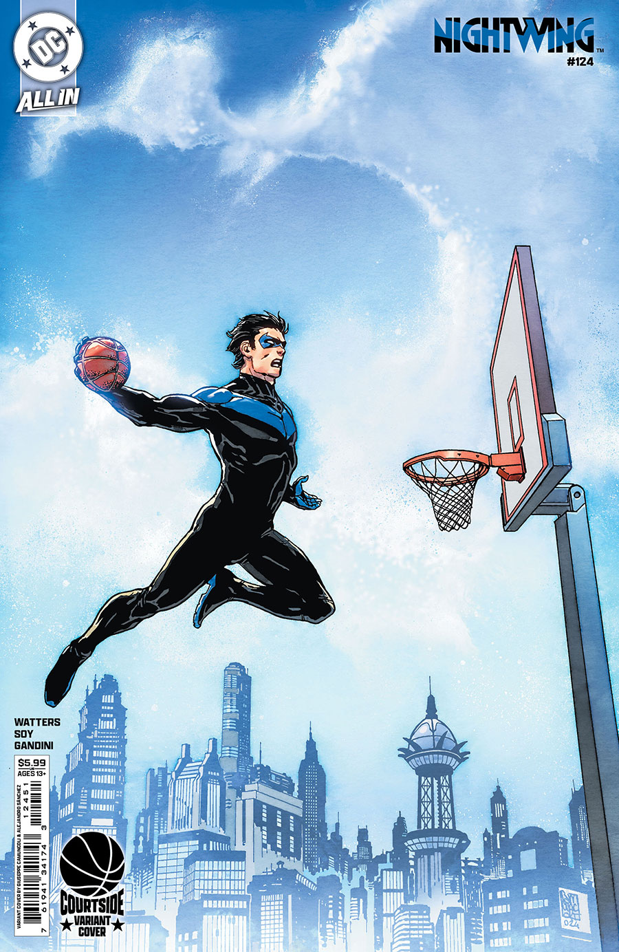 Nightwing Vol 4 #124 Cover D Variant Giuseppe Camuncoli Courtside Card Stock Cover (DC All In)