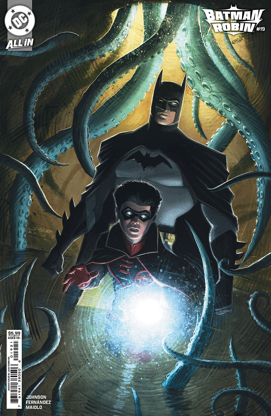 Batman And Robin Vol 3 #19 Cover B Variant Juan Ferreyra Card Stock Cover (DC All In)