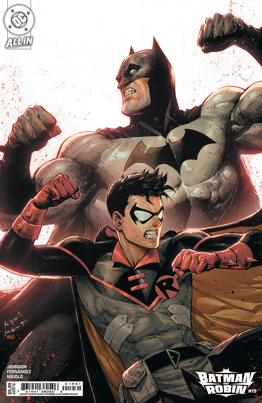 Batman And Robin Vol 3 #19 Cover C Variant Miguel Mendonca Card Stock Cover (DC All In)