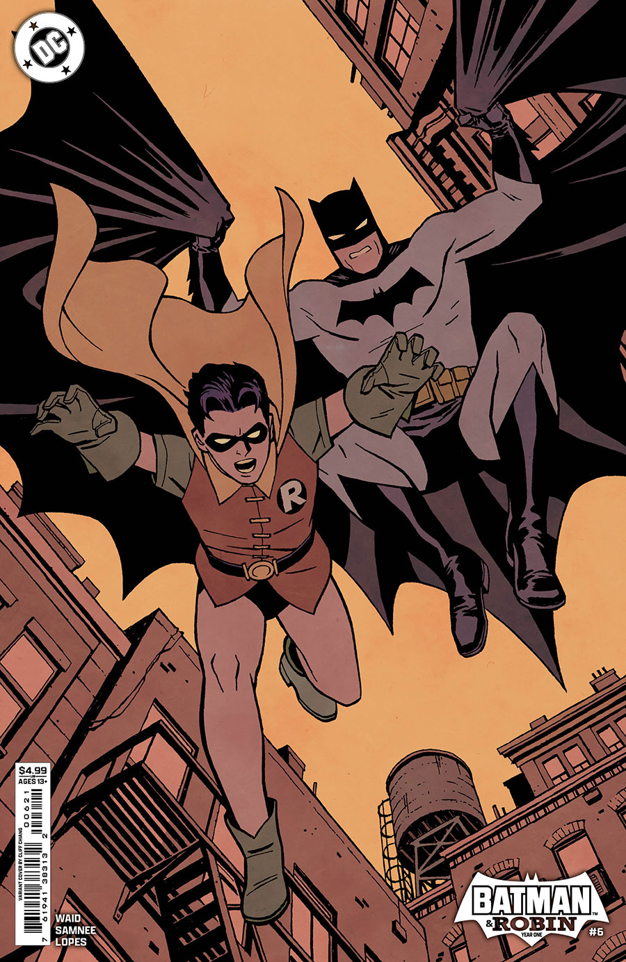 Batman And Robin Year One #6 Cover B Variant Cliff Chang Card Stock Cover (DC All In)
