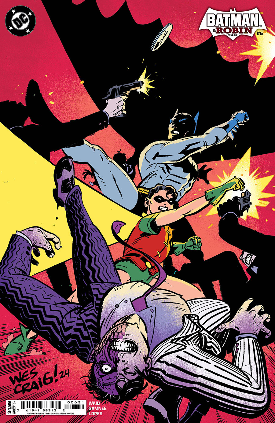 Batman And Robin Year One #6 Cover C Variant Wes Craig Card Stock Cover (DC All In)