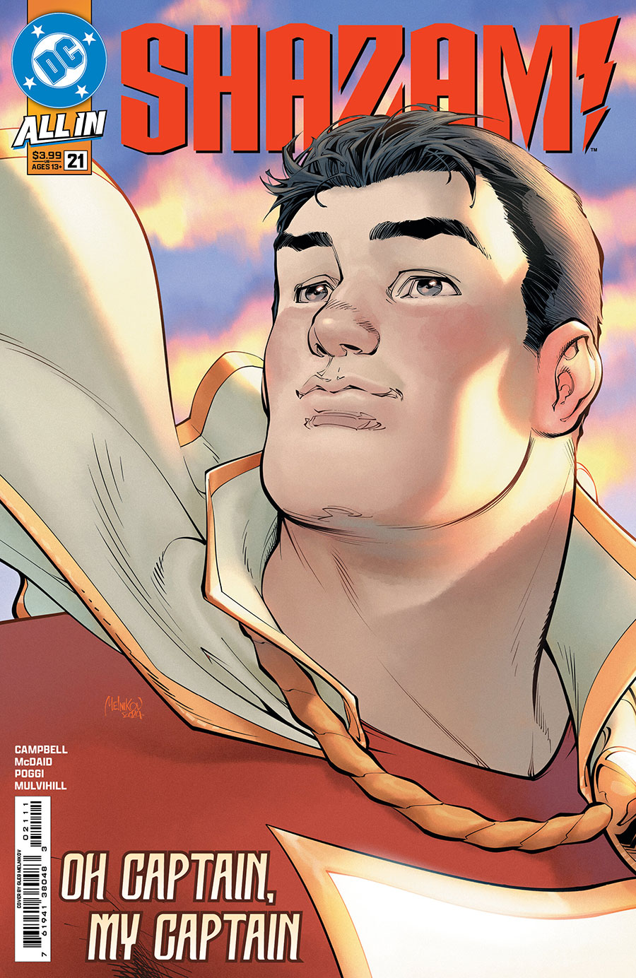 SHAZAM Vol 4 #21 Cover A Regular Gleb Melnikov Cover (DC All In)