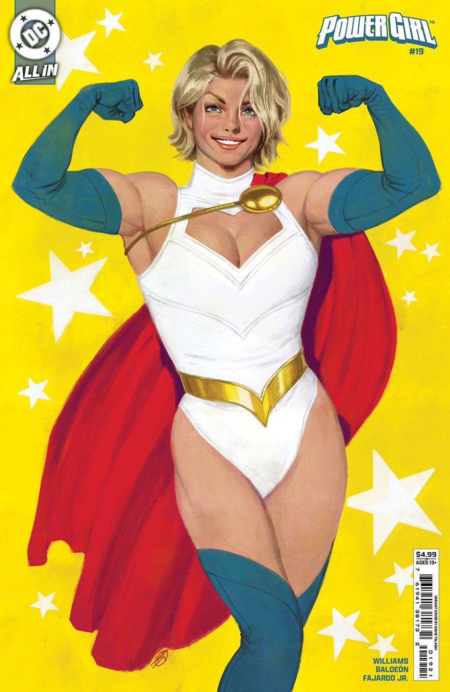 Power Girl Vol 3 #19 Cover B Variant David Talaski Card Stock Cover (DC All In)