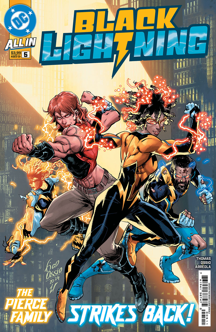 Black Lightning Vol 3 #5 Cover A Regular Fico Ossio Cover (DC All In)