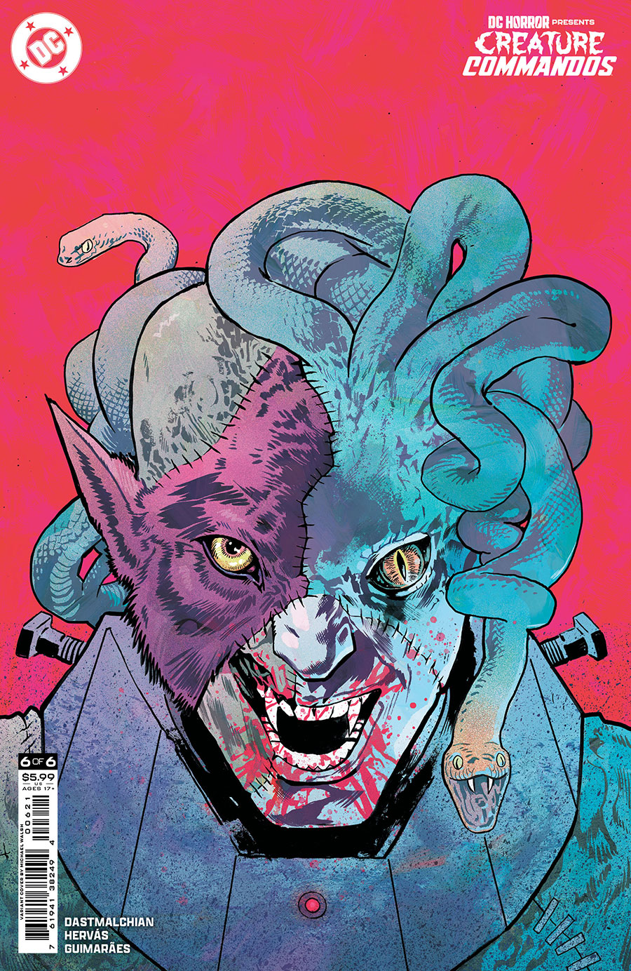 DC Horror Presents Creature Commandos #6 Cover B Variant Michael Walsh Card Stock Cover