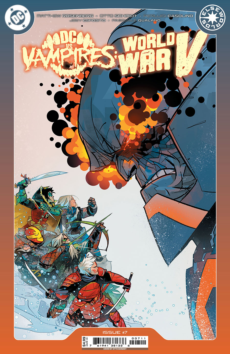 DC vs Vampires World War V #7 Cover A Regular Otto Schmidt Cover
