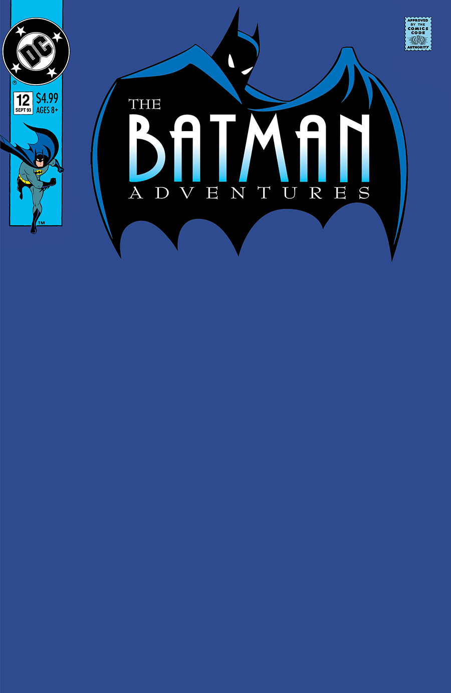 Batman Adventures #12 Facsimile Edition Cover D Variant Blank Cover