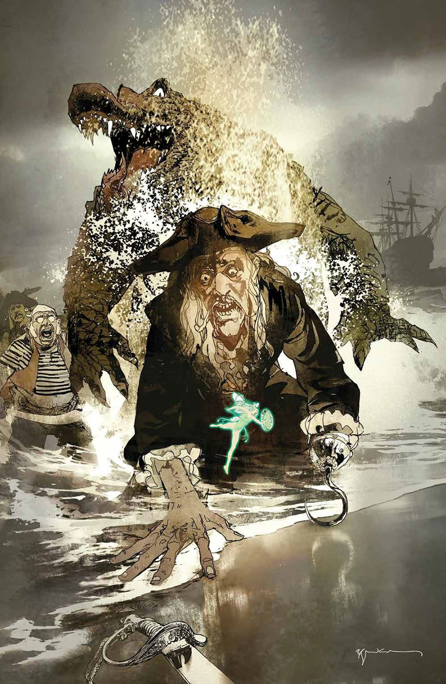 Last Boy #1 Cover G Incentive Bill Sienkiewicz Virgin Variant Cover