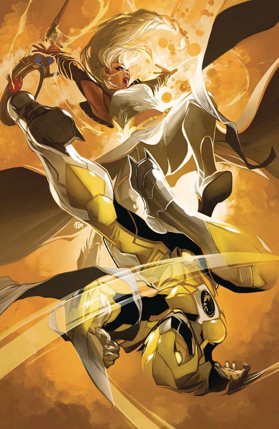 Power Rangers Prime #5 Cover I Incentive Don Aguillo Virgin Variant Cover