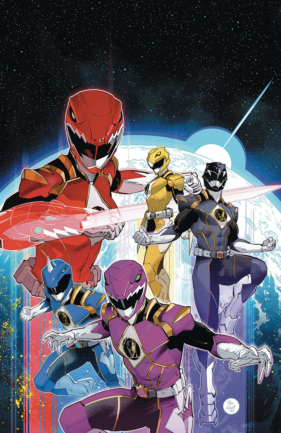 Power Rangers Prime #5 Cover K Incentive Dan Mora Virgin Cover
