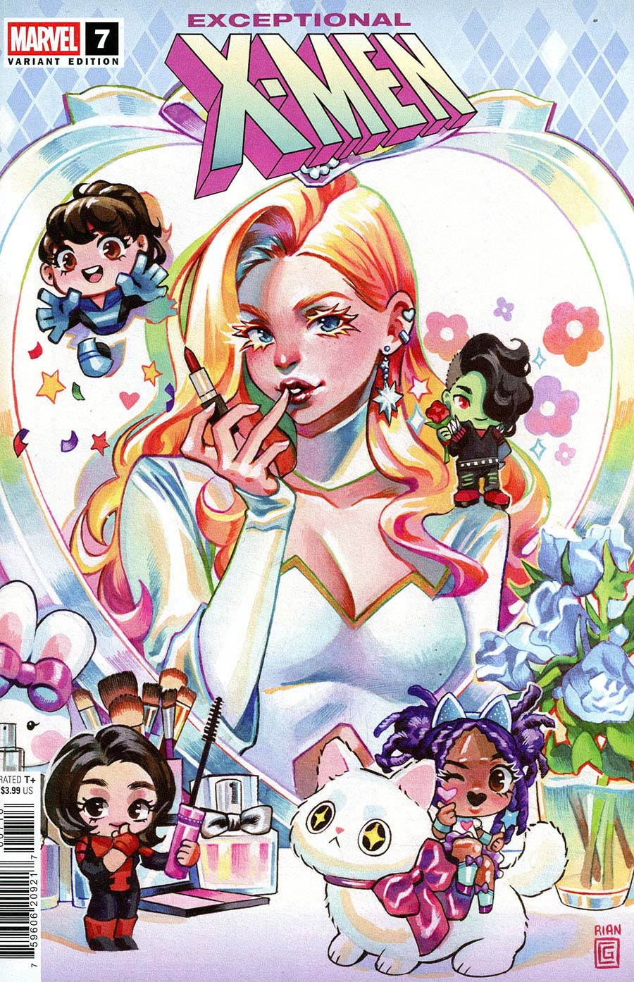 Exceptional X-Men #7 Cover D Incentive Rian Gonzales Variant Cover (X-Manhunt Collateral Damage Tie-In)
