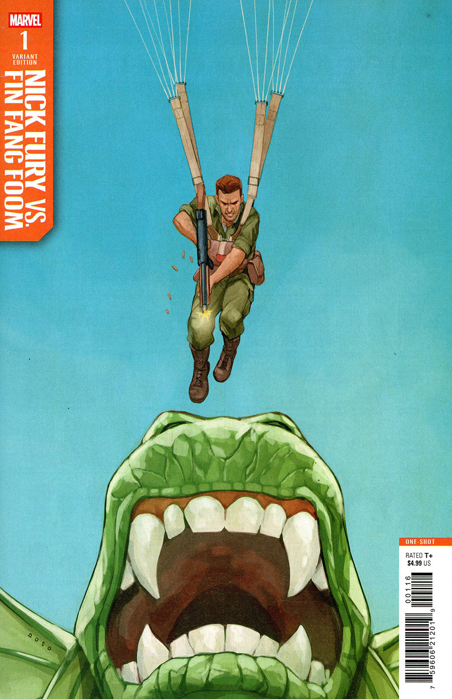 Nick Fury vs Fin Fang Foom #1 (One Shot) Cover C Incentive Phil Noto Variant Cover