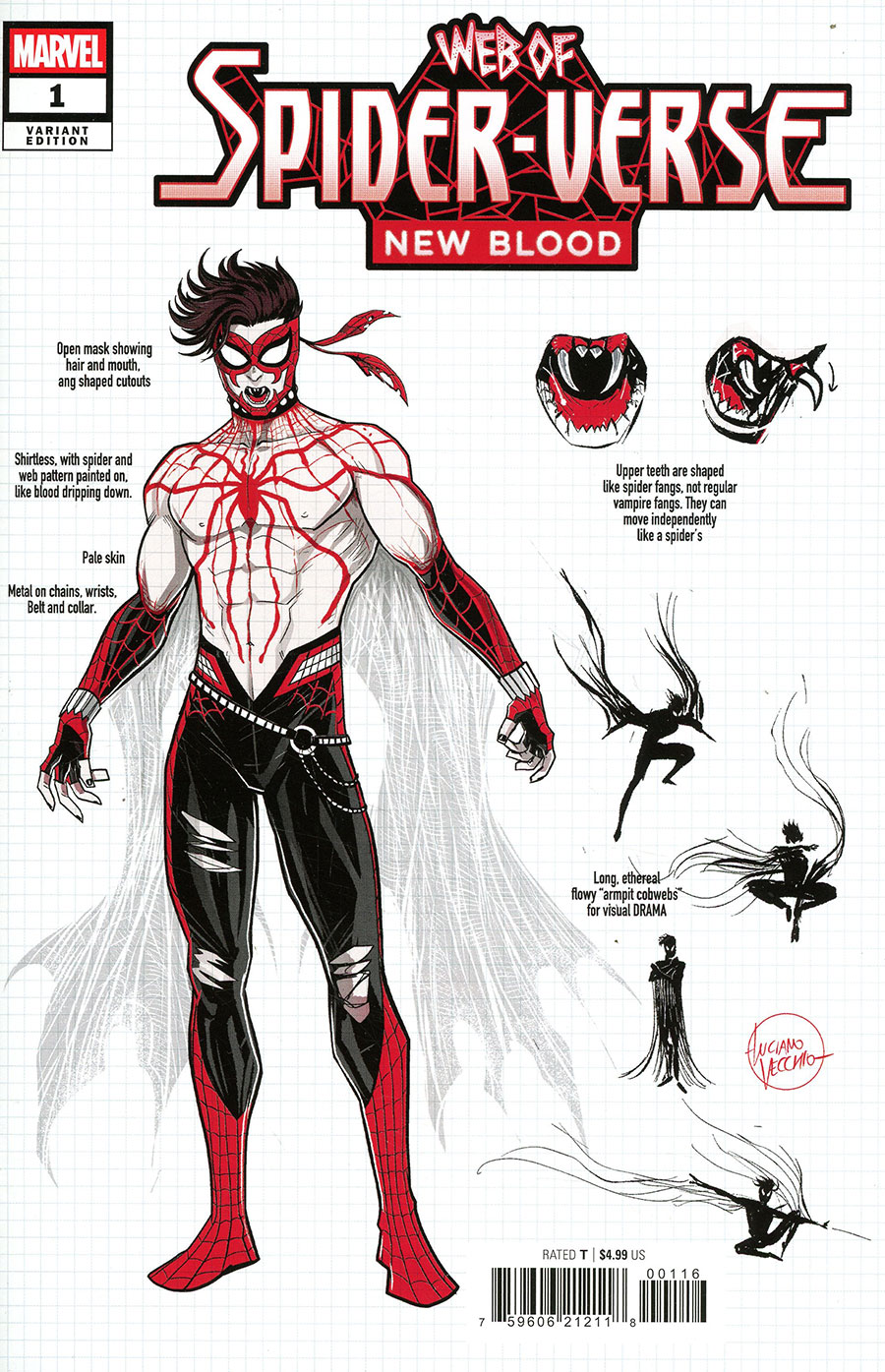 Web Of Spider-Verse New Blood #1 (One Shot) Cover D Incentive Luciano Vecchio Design Variant Cover