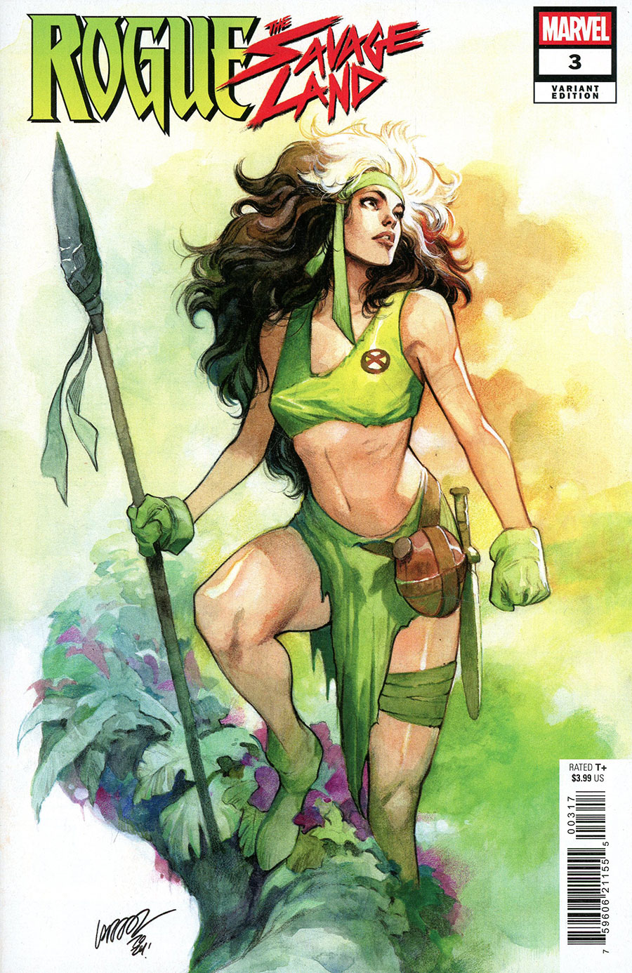 Rogue The Savage Land #3 Cover E Incentive Pepe Larraz Variant Cover