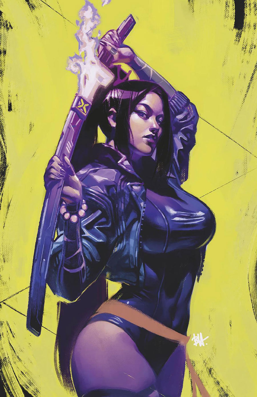 Psylocke Vol 2 #5 Cover F Incentive Ben Harvey Psylocke Virgin Cover