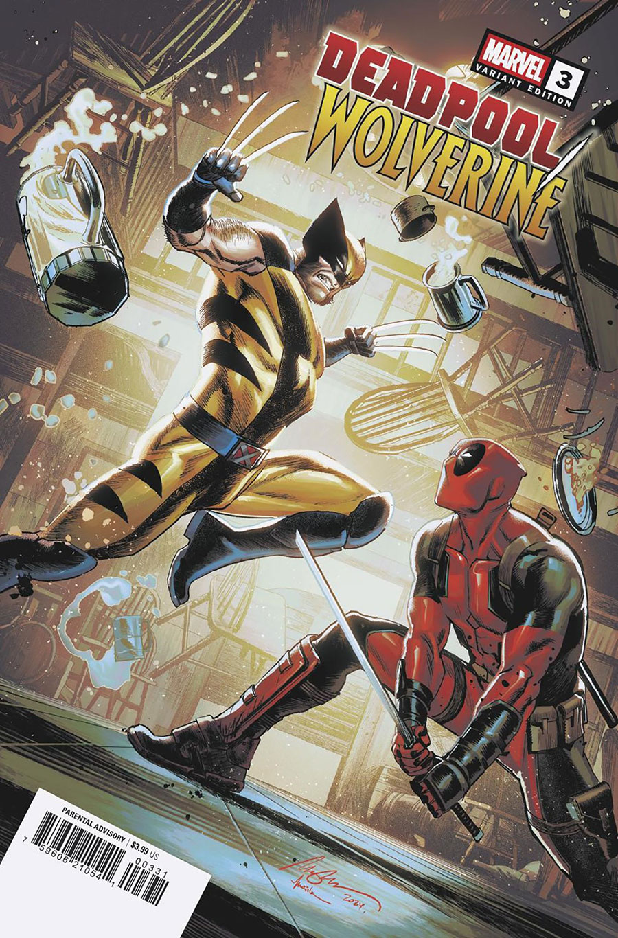 Deadpool Wolverine #3 Cover D Incentive Rafael Albuquerque Variant Cover
