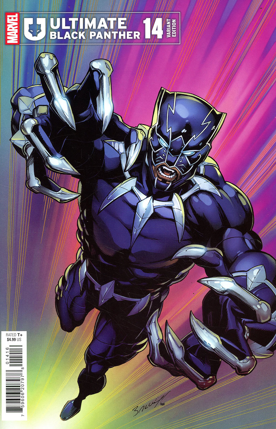 Ultimate Black Panther #14 Cover C Incentive Mark Bagley Variant Cover