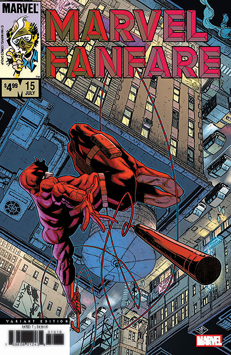 Marvel Fanfare #15 Cover D Facsimile Edition Incentive Justin Mason Variant Cover