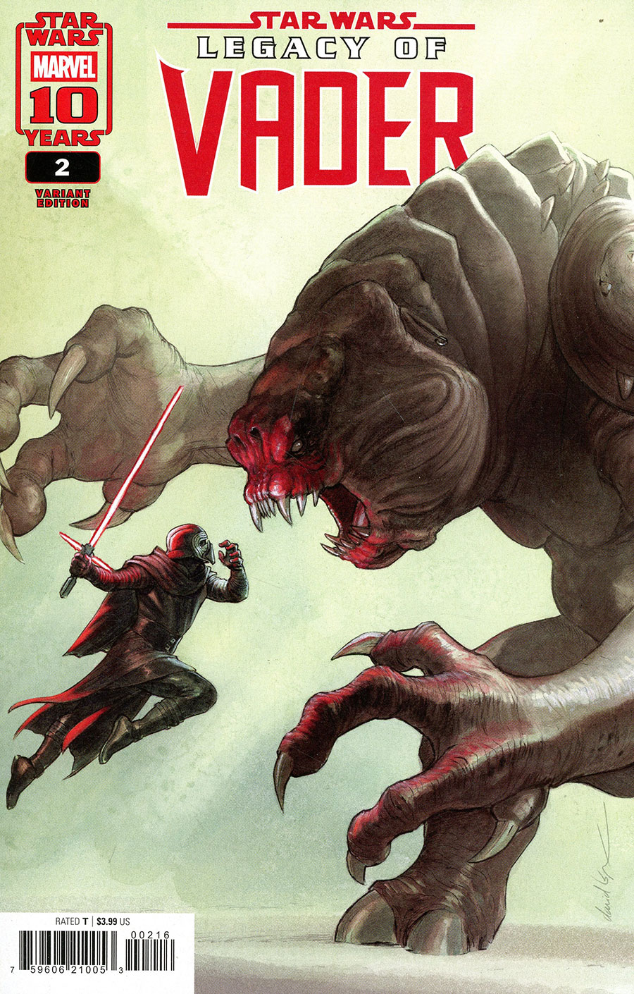 Star Wars Legacy Of Vader #2 Cover D Incentive David Lopez Variant Cover