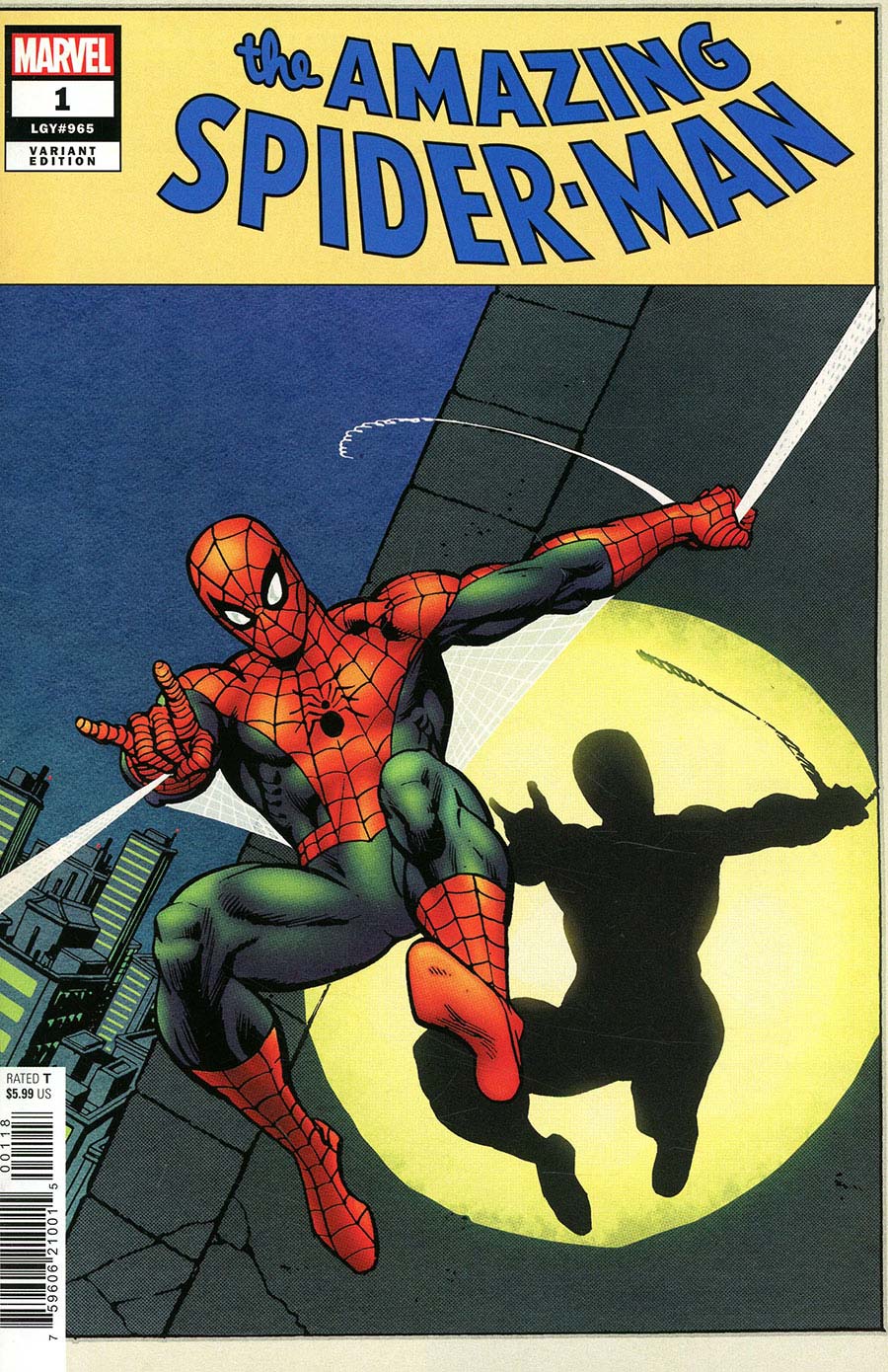 Amazing Spider-Man Vol 7 #1 Cover K Incentive Gil Kane Hidden Gem Variant Cover