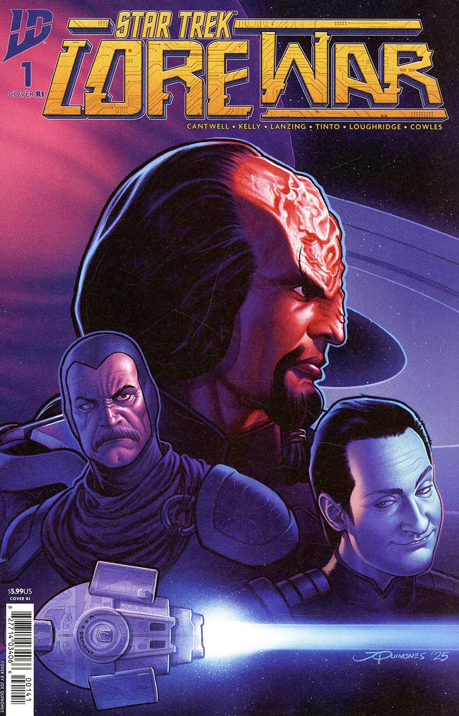 Star Trek Lore War #1 (One Shot) Cover D Incentive Joe Quinones Variant Cover (Lore War Part 1)