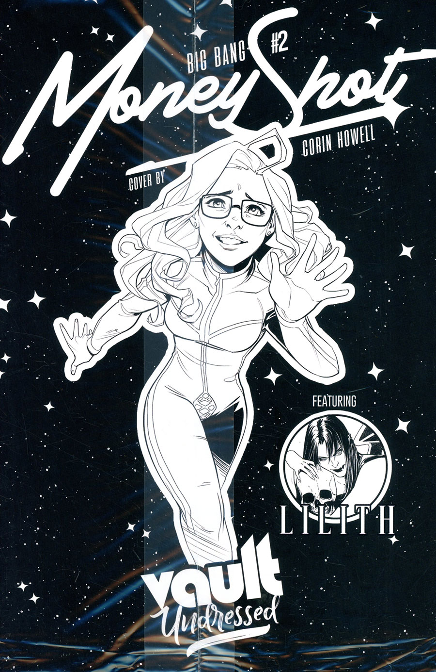 Money Shot Big Bang #2 Cover C Variant Corin Howell Lilith Crossover Black Bag Cover With Polybag