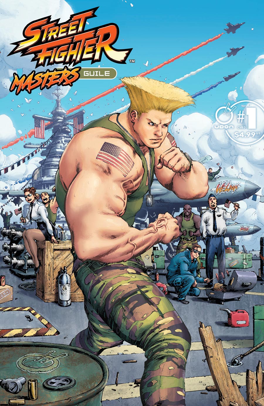 Street Fighter Masters Guile #1 (One Shot) Cover D Incentive Matthew Weldon Variant Cover
