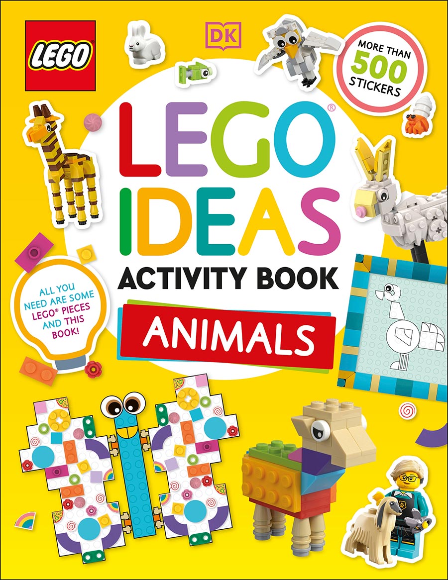 LEGO Ideas Activity Book Animals Packed With LEGO Building And Sticker Activities And Fun Facts With 500 Plus Stickers TP