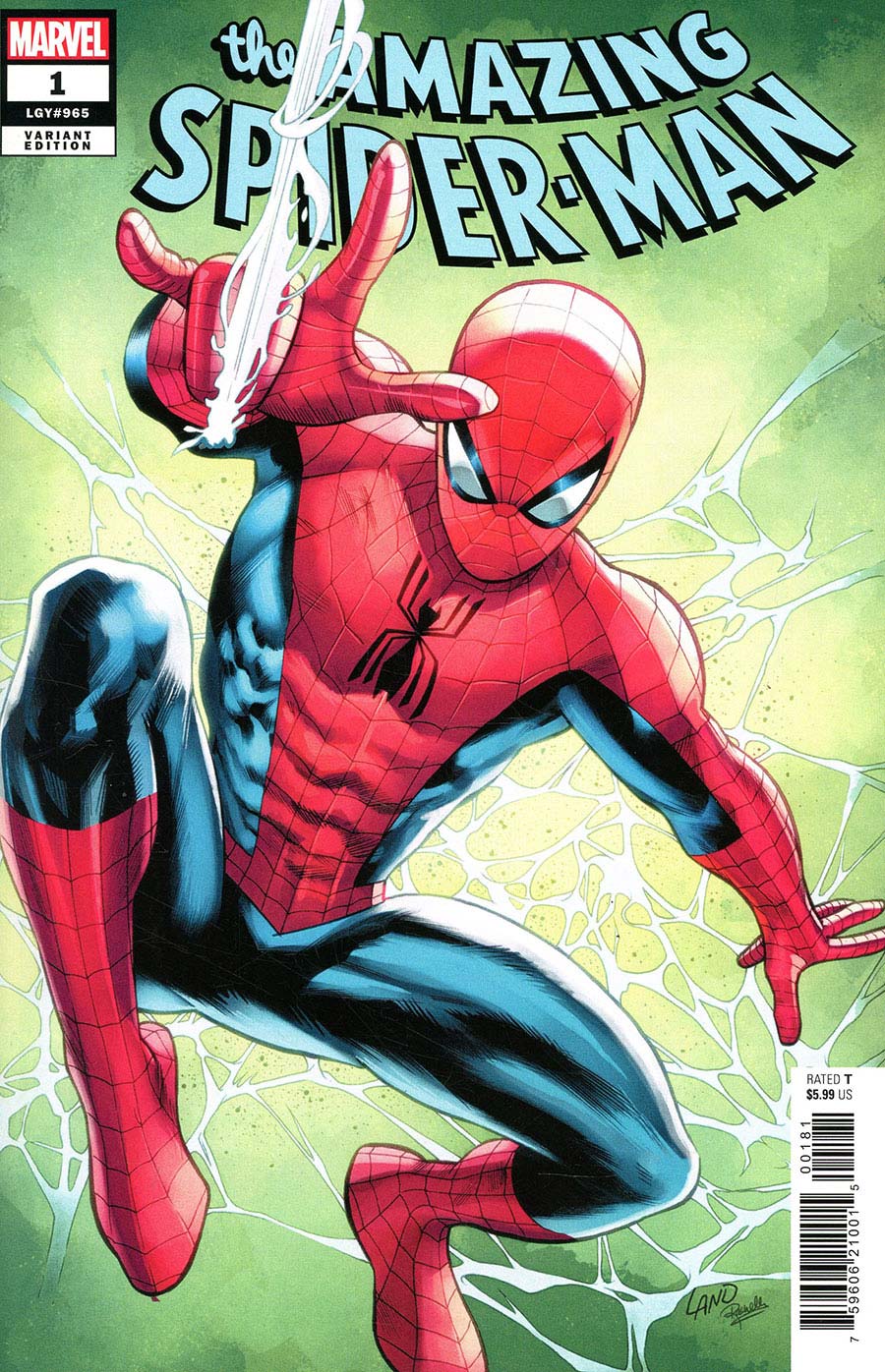 Amazing Spider-Man Vol 7 #1 Cover F Variant Greg Land Cover