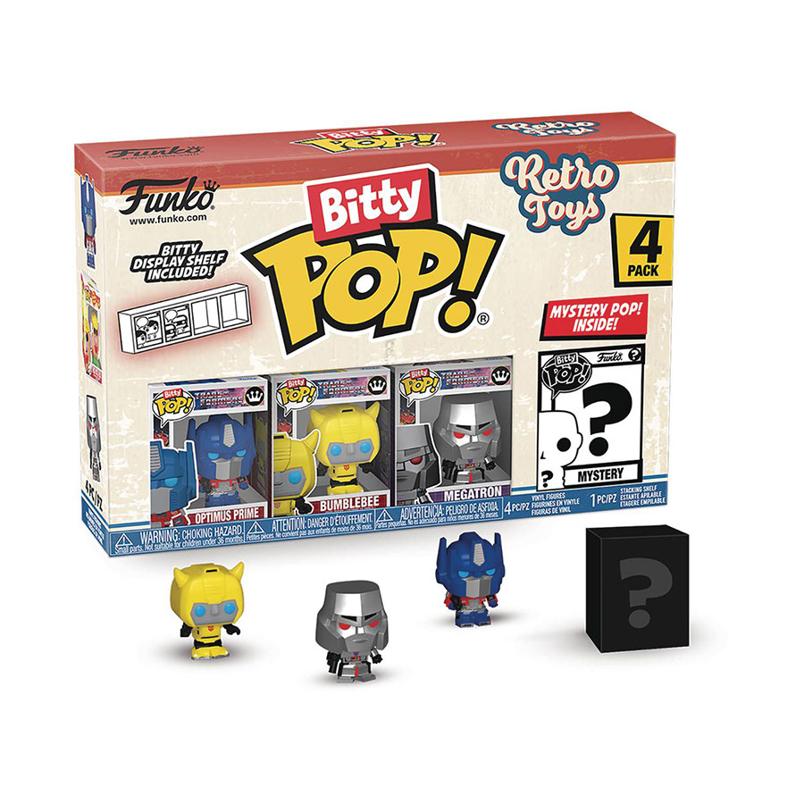 Bitty POP Retro Toys Transformers 4-Pack Vinyl Figure
