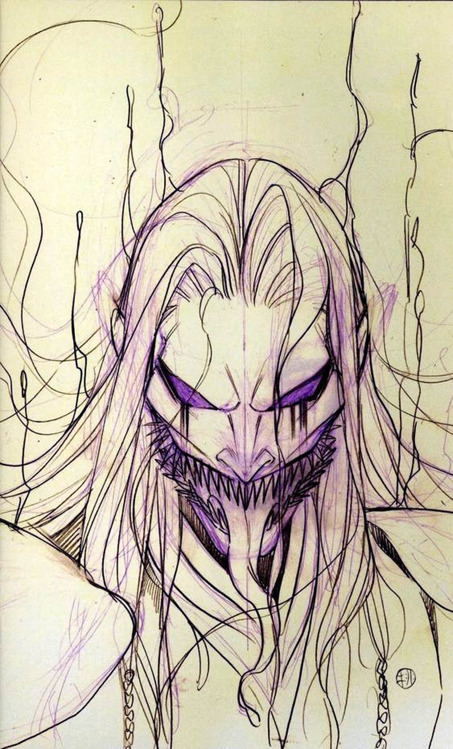 Venom Vol 4 #27 Cover M Peach Momoko Virgin Sketch Variant Cover