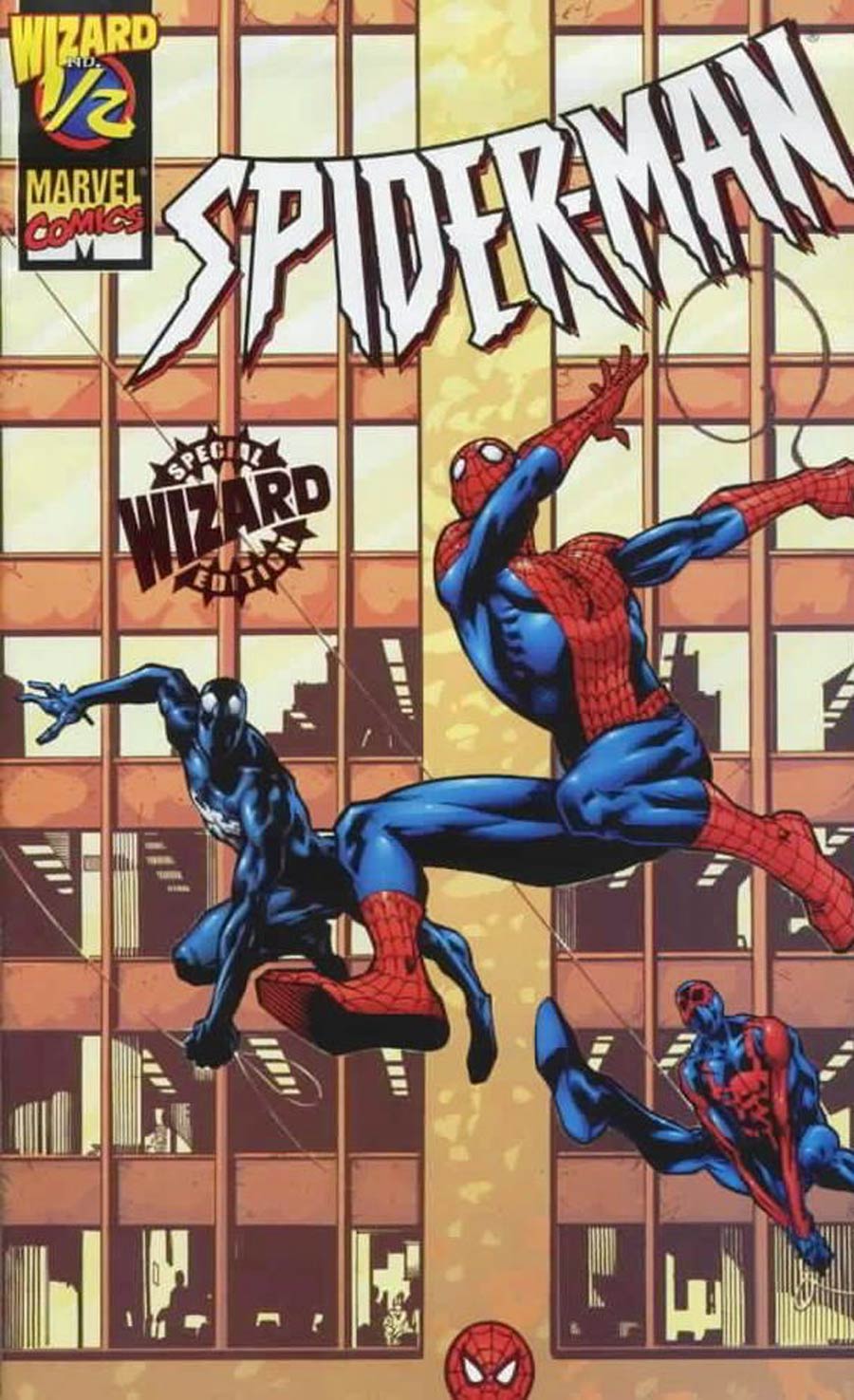 Spider-Man #1/2 Cover C Red Foil Stamp Variant With Certificate