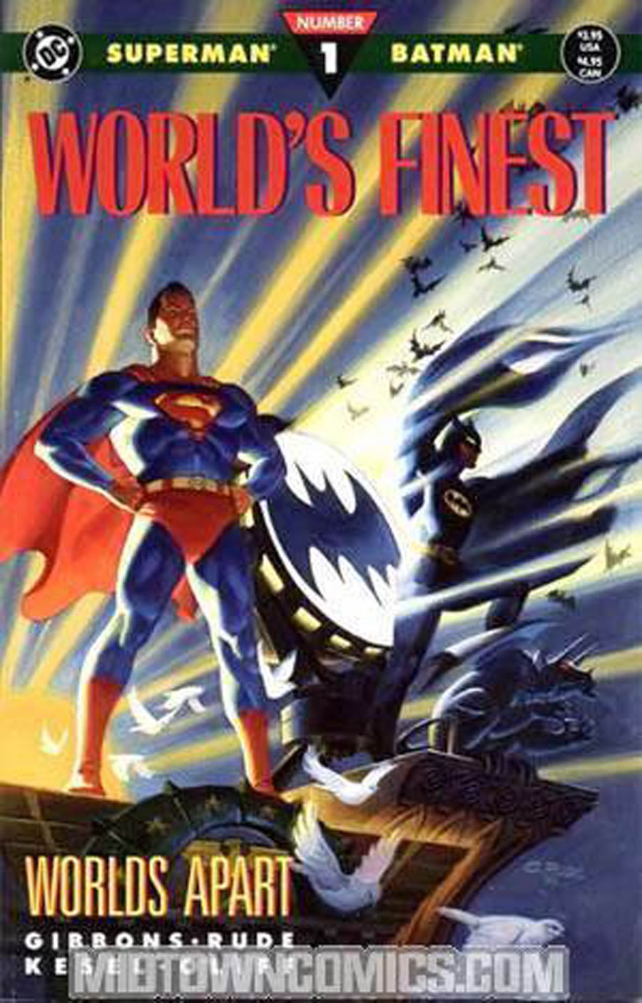 Worlds Finest #1 Cover C Signed by Dave Gibbons and Steve Rude (No CoA)