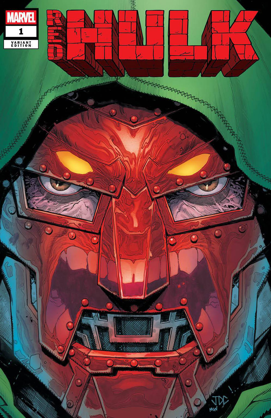 Red Hulk #1 Cover I Previews Exclusive Joshua Cassara Variant Cover (One World Under Doom Tie-In)(Limit 1 Per Customer)