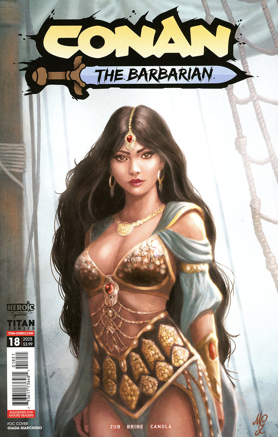 Conan The Barbarian Vol 5 #18 Cover E Variant Giada Marchisio Cover